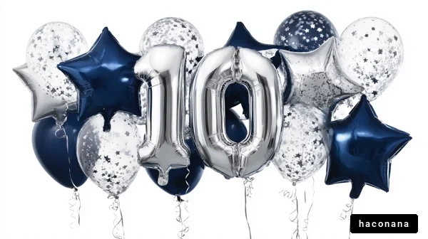 バルーンで祝う10周年