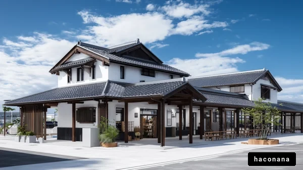 和風建築の商業施設