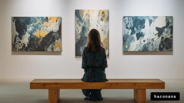 アートギャラリーでの静かな鑑賞