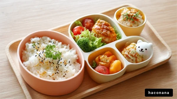 かわいいお弁当プレート