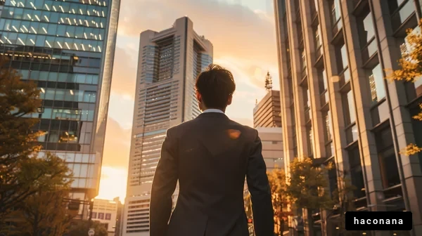 ビジネスマンの夕暮れ