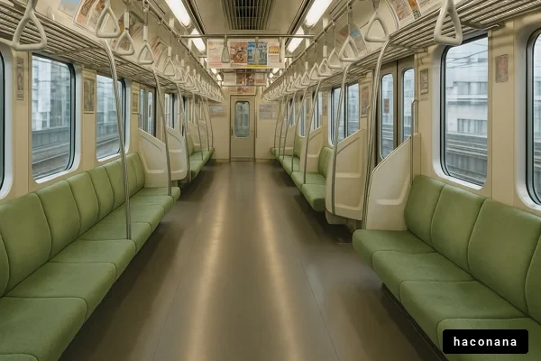 空いている電車の車両