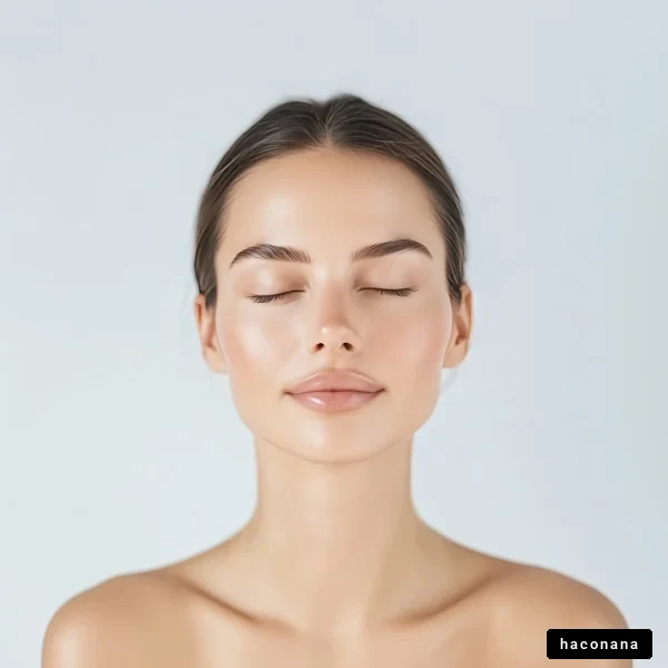 美しい肌を持つ女性