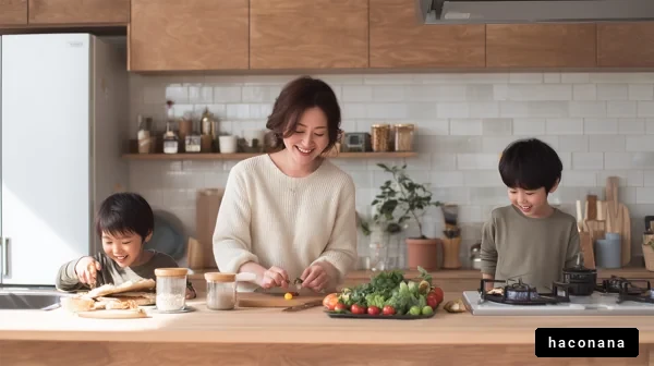 家族で楽しい料理タイム