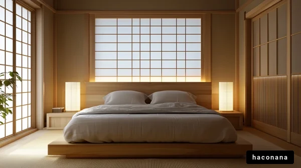 和室の落ち着く寝室