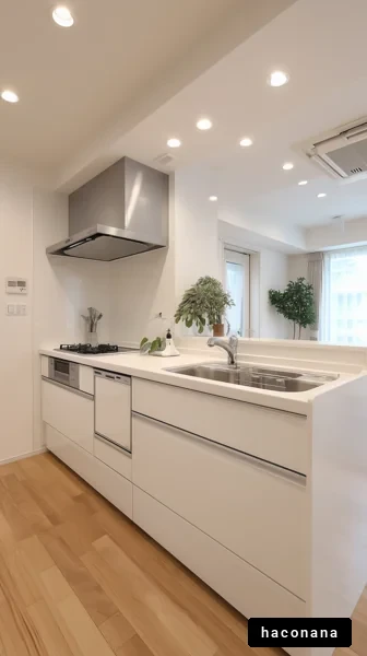 モダンなキッチンの風景