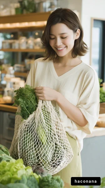 ナチュラルな食材買い物