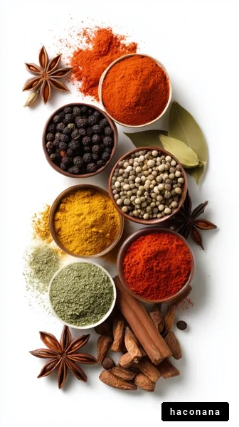 香辛料のバリエーション