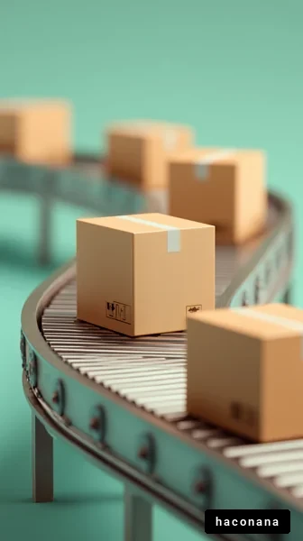 荷物のコンベアベルト