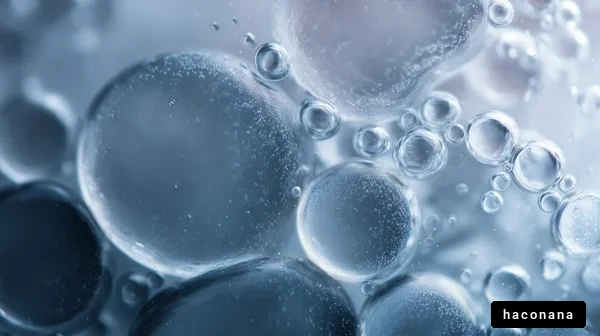 水滴と気泡の抽象