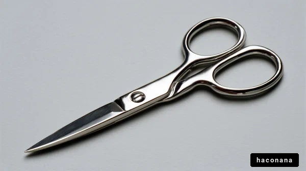 精密なはさみの写真