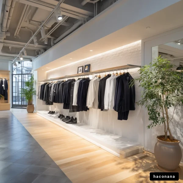 洗練されたファッションストア