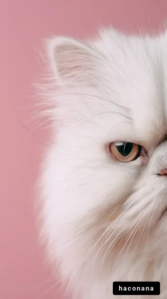 可愛いペルシャ猫のクローズアップ