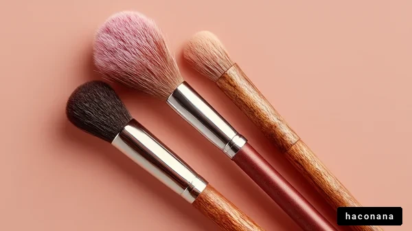 化粧ブラシのコレクション