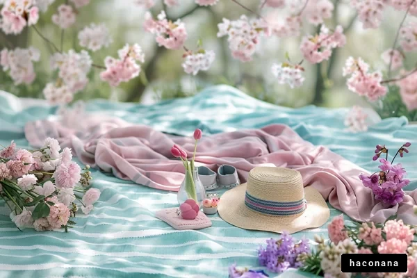 春のピクニック風景