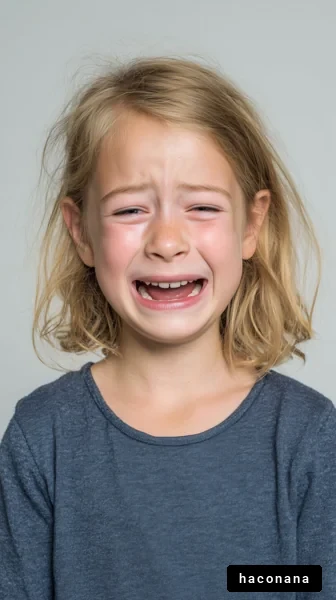 泣いている子ども