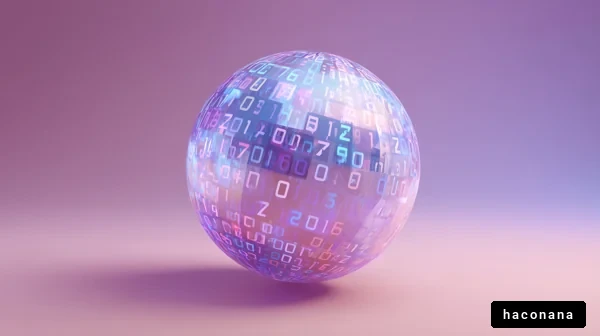デジタルデータの球体