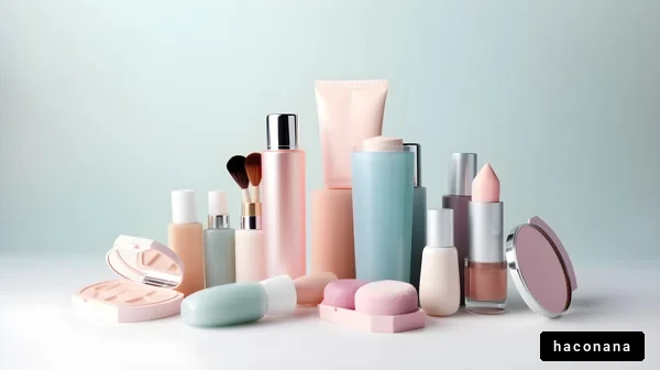 コスメアイテムの集まり