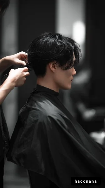 美容室でのヘアカット