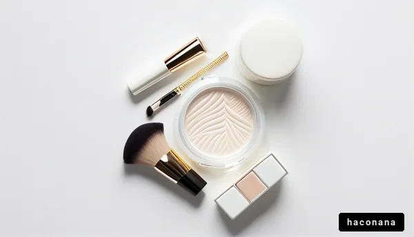 美容アイテムのコレクション