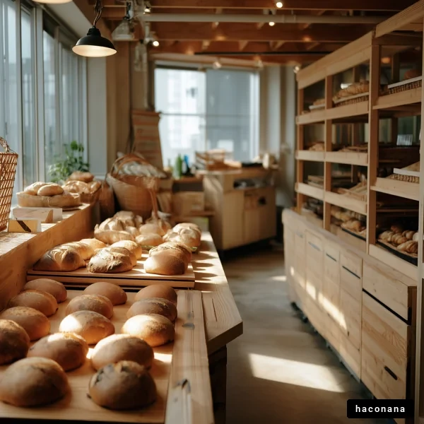 パン屋の温かい雰囲気