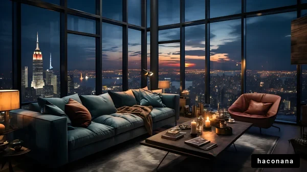 夜景が美しい高層マンション