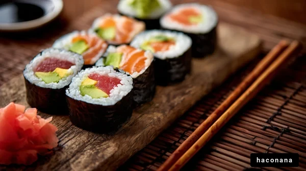 新鮮な寿司の盛り合わせ