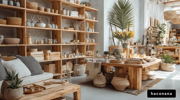 ナチュラルなインテリアショップ