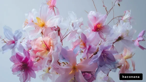 花々の美しいアレンジメント