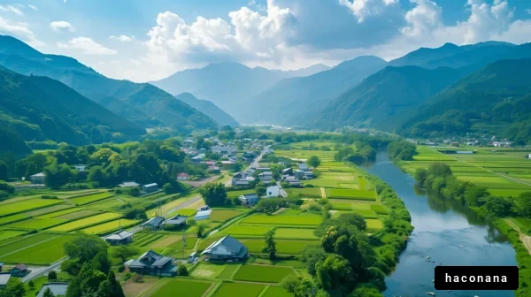 美しい田舎の風景