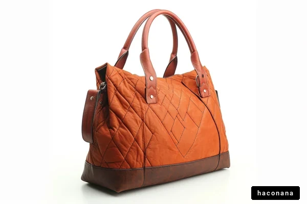 おしゃれなオレンジのバッグ