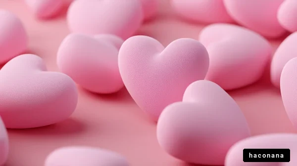 可愛らしいハートの背景