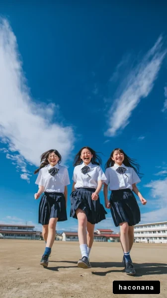 楽しそうな女の子たちの笑顔