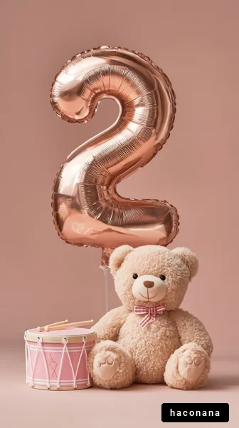 かわいい2歳の誕生日セット