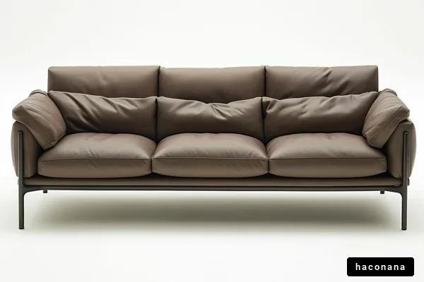 シンプルなデザインのソファ