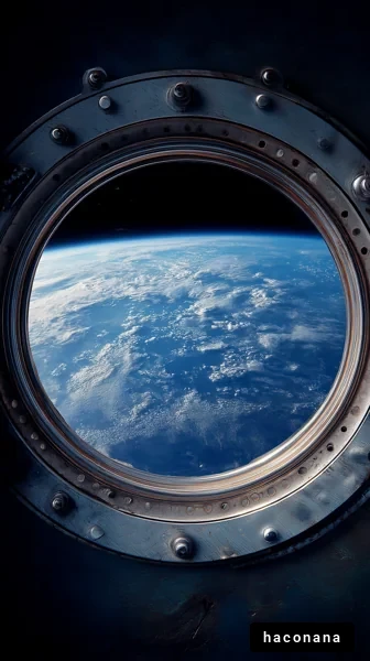 宇宙から見る地球の景色