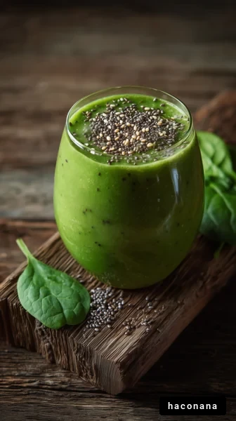 栄養満点のグリーンスムージー
