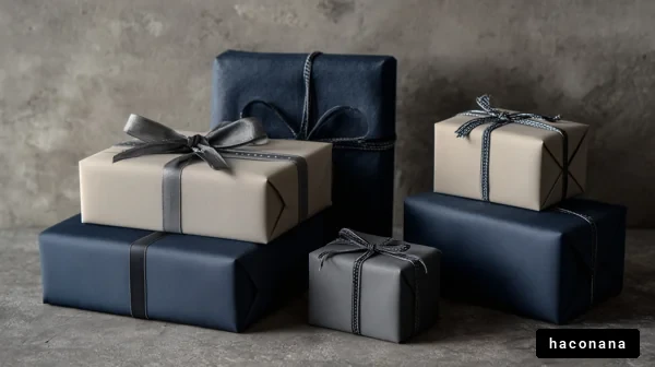 洗練されたギフトパッケージ