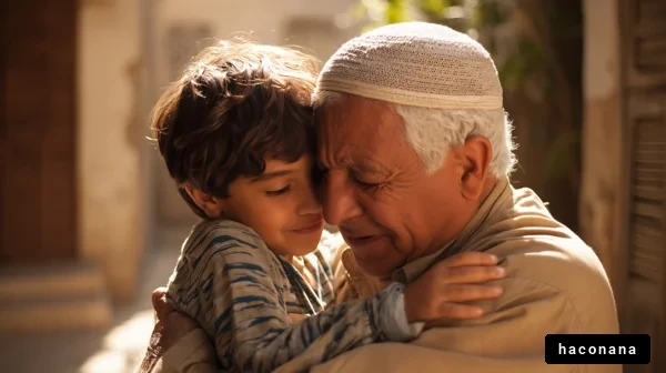 おじいちゃんと子どもの愛