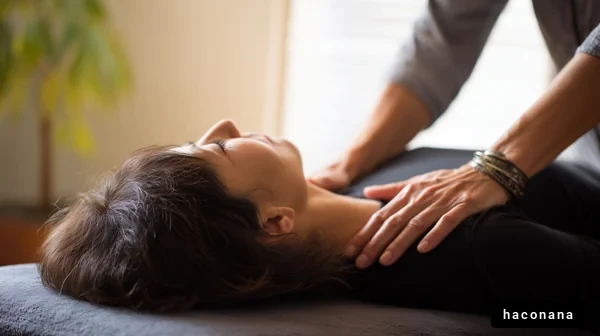 リラクゼーションマッサージの場面