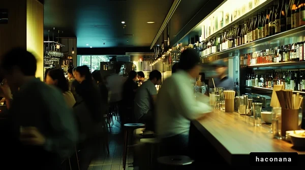 モダンな居酒屋の風景