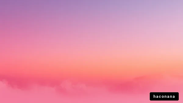 美しい夕焼けの風景