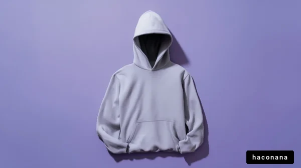 シンプルなフーディの写真