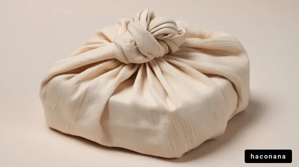 シンプルな和のラッピング