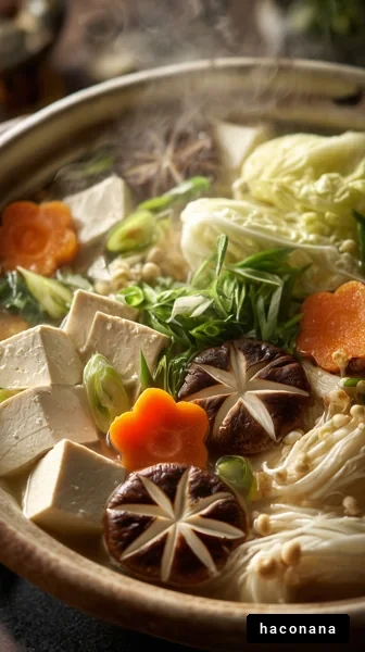 具だくさんの鍋料理