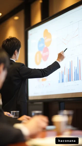 ビジネスプレゼンの風景