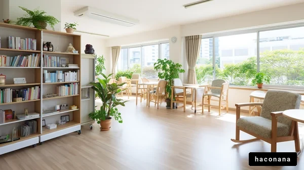 明るい室内の風景