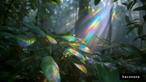 神秘的な森の光景