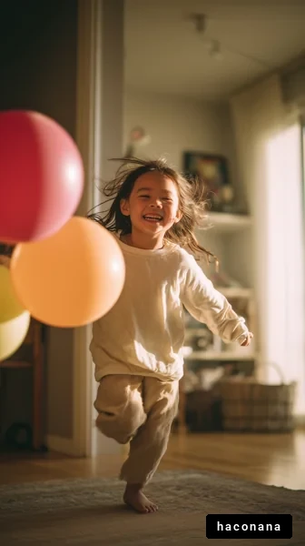 楽しそうに走る子ども