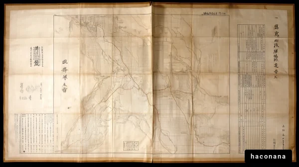 歴史的な地域図面